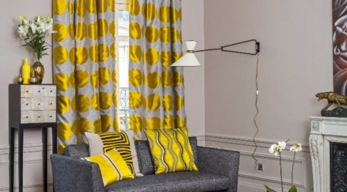 Vorhang FARREL, Sofa ELLROY, Kissen HEMINGWAY, DOUGLAS, SELBY