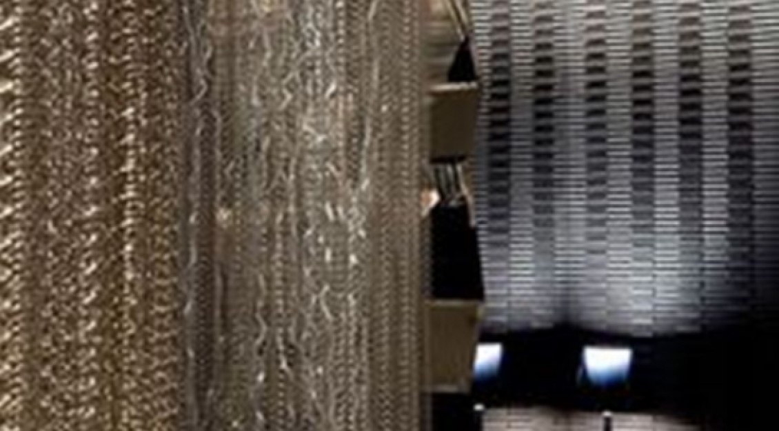 Kettenvorhang Gold-Optik