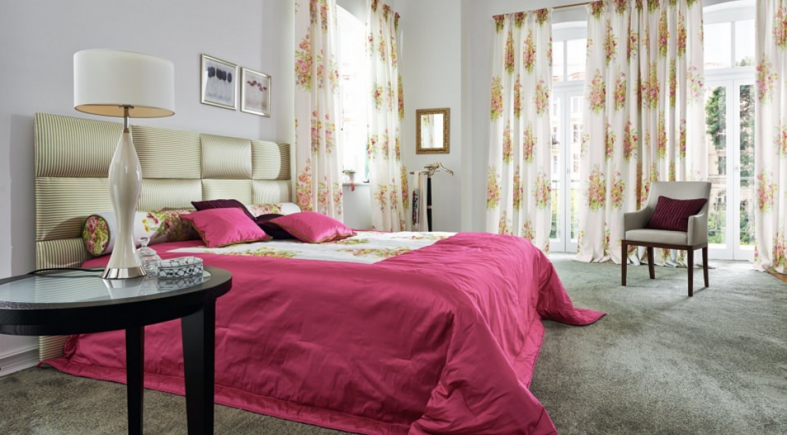 Vorhang ADARE, Tagesdecke AVALOS, ADARE, Kopfteil VERDI