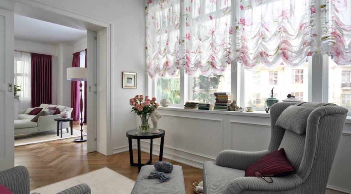 Wolken- Raffrolllo Magnolia, Kissen JIVE