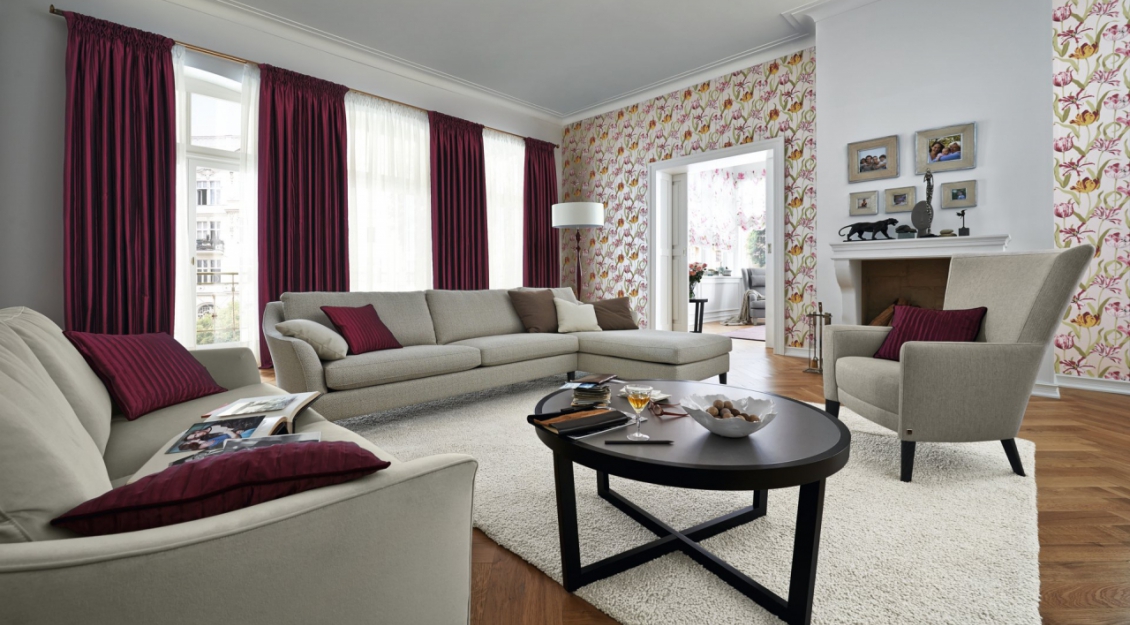 Vorhang JIVE, Store CRIS, Teppich LANA COLOR