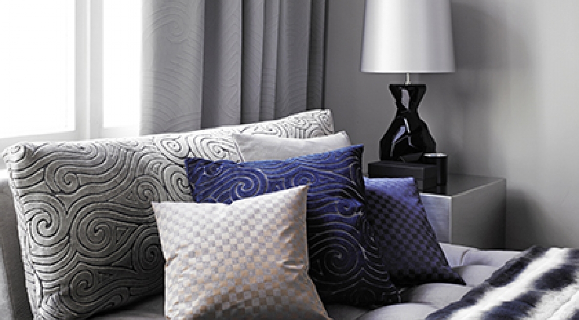 Grand Hotel, Dekorationsstoff Gray