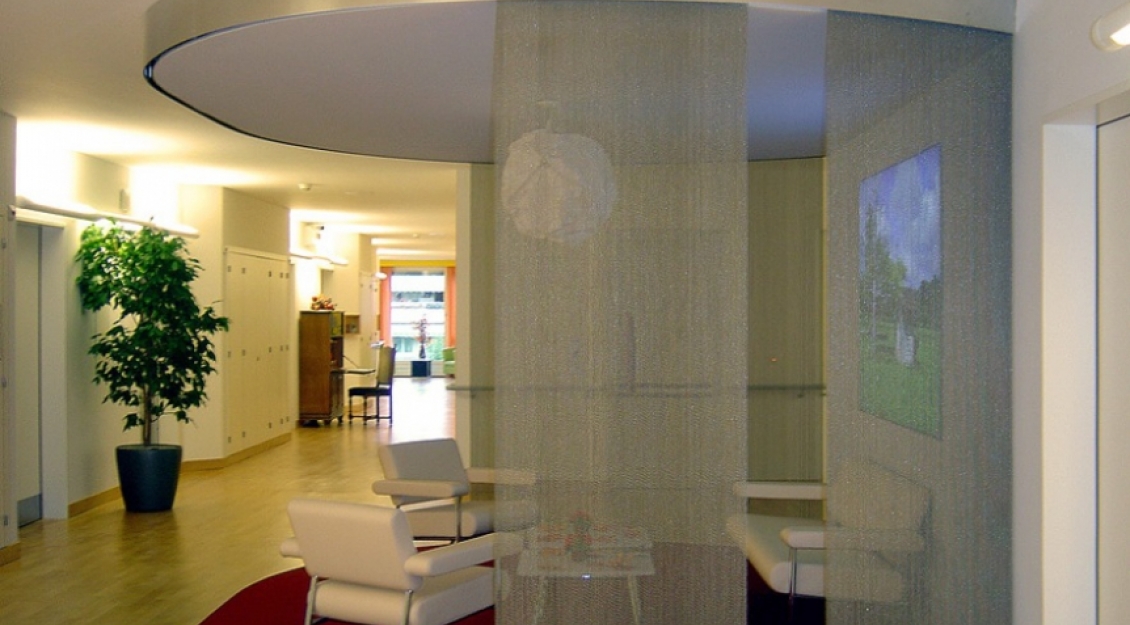 Kettenvorhang Silber-Optik