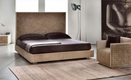 Bergamo Gransofa, Leder Watersuede